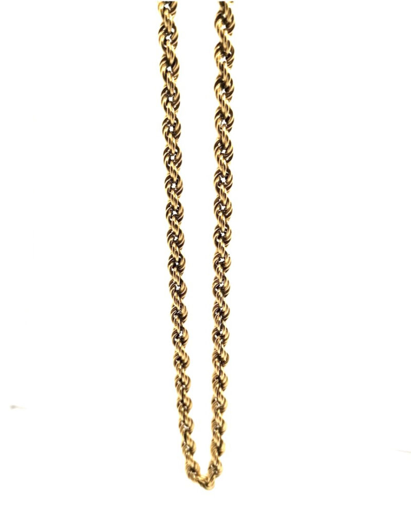 collier luxe vintage or 18 carats